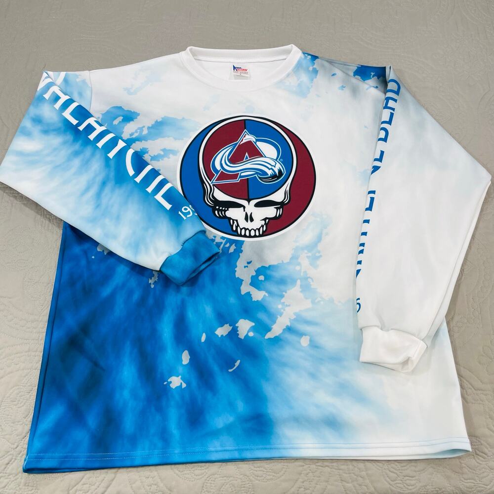 Avalanche Grateful Dead Shirt Jersey Sweatshirt Hockey Dead Net Park Antony